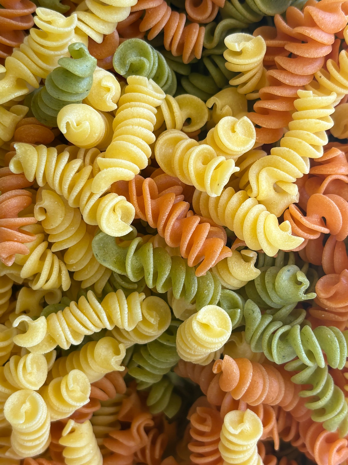 Fusilli 3-Farbig (Frisch)