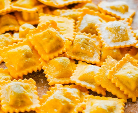 Agnolotto à l'osso buco et au safran