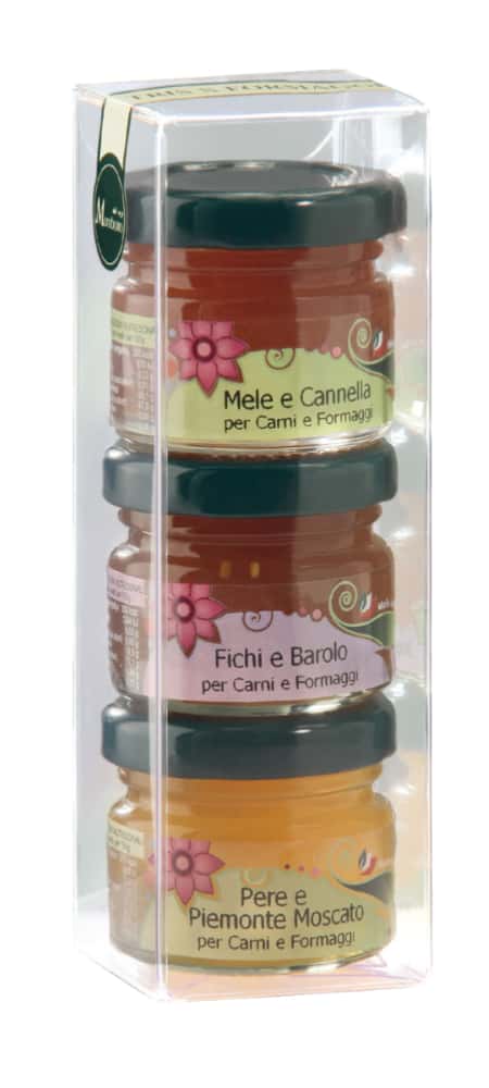 Trio de confitures pour fromage et viande