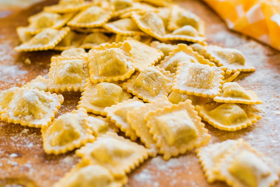 Ravioli mit Rindfleisch