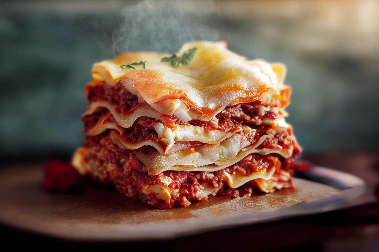 Lasagne Bolognese mit Bechamel