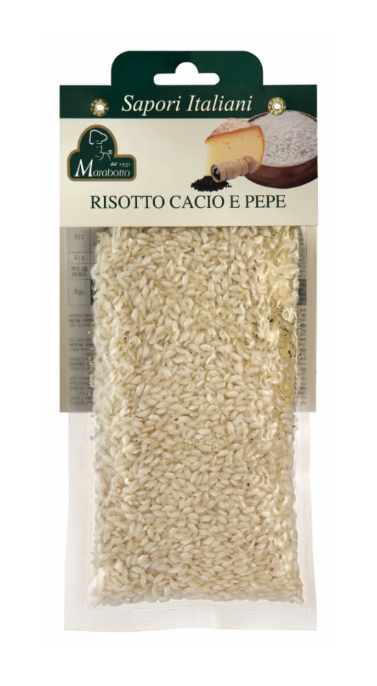 Risotto au fromage et poivre