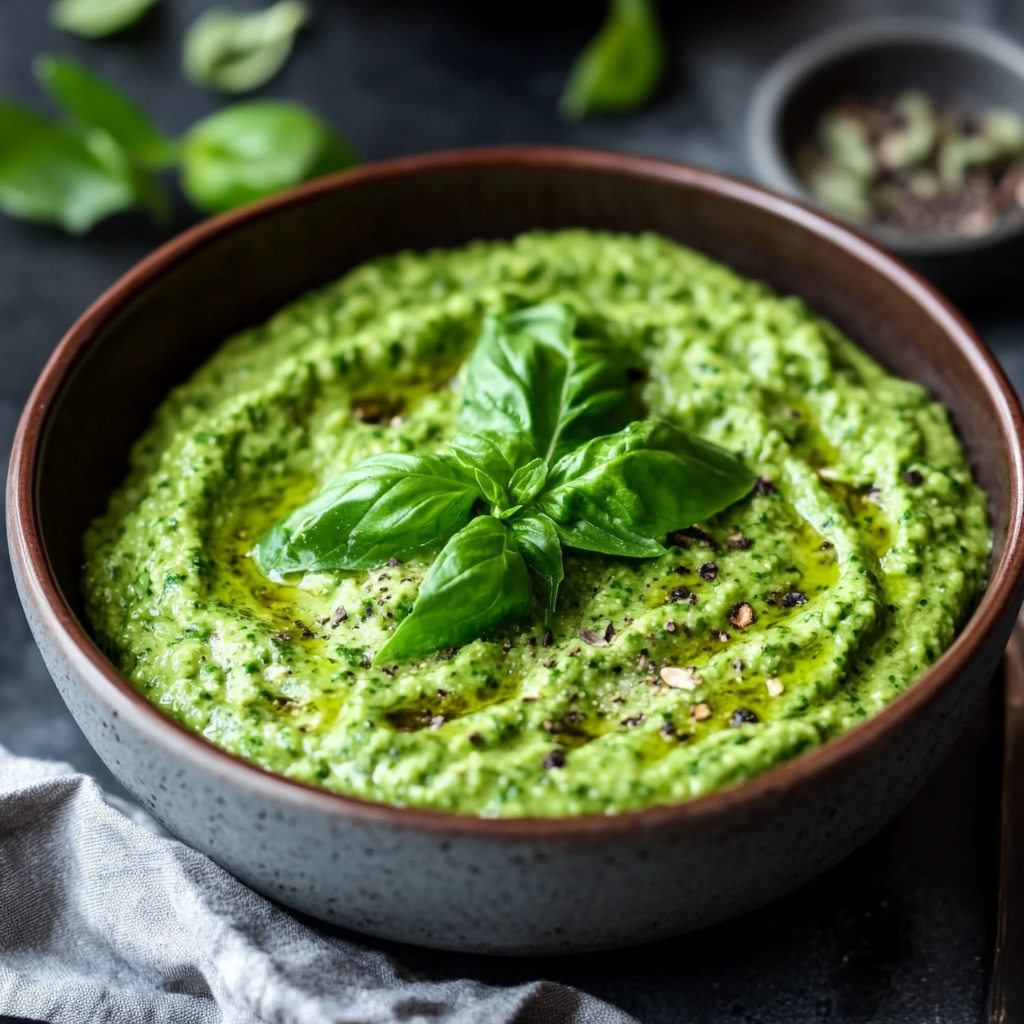Sahniges Basilikum Pesto