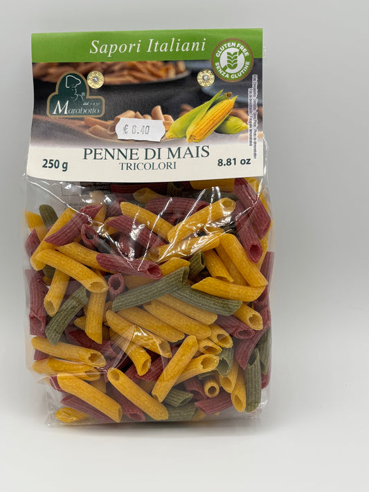 Penne Mais drei farbig