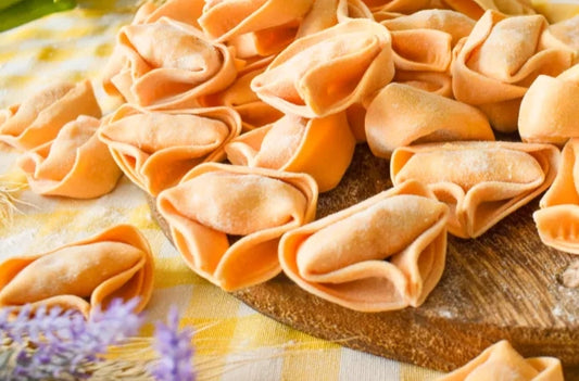 Tortelloni mit Schinken und Käse