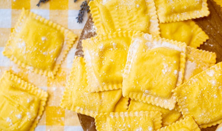 Ravioloni Zitrone und Ricotta