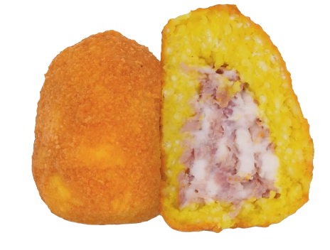 Arancini mit gekochtem Schinken